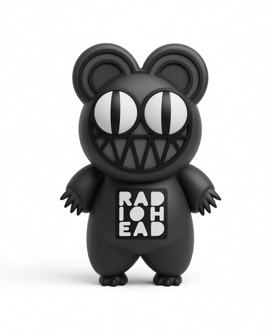 Radiohead Bear Figurine STL – Free 3D Print Model | Remeshy