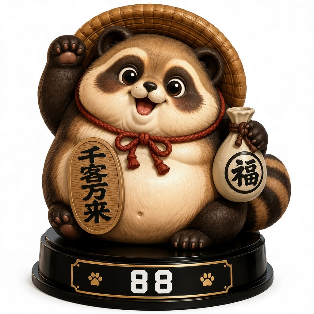 Tanuki Statue Figurine STL – Free 3D Print Model | Remeshy