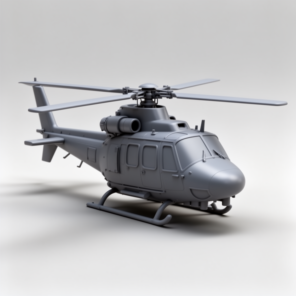 Helicopter Model STL – Free 3D Print Model | Remeshy