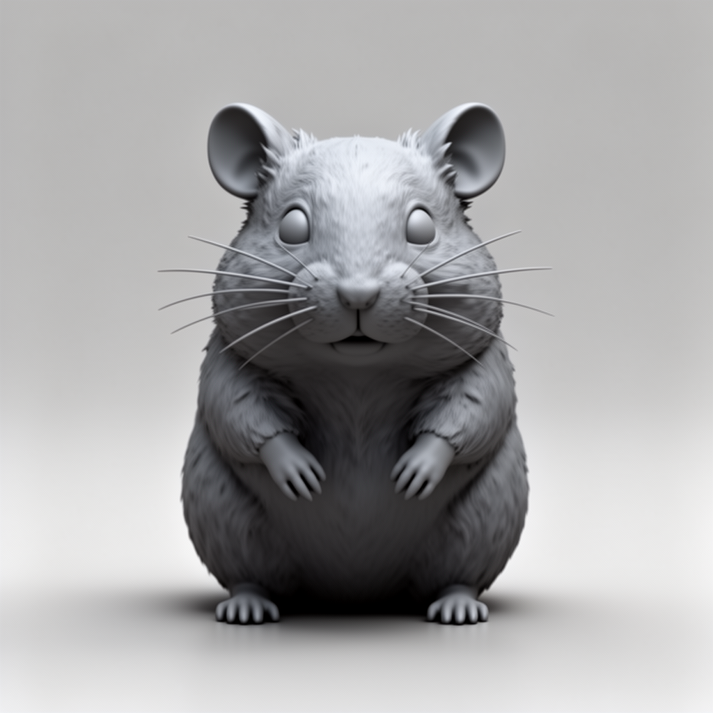 Hamster Figurine STL – Free 3D Print Model | Remeshy
