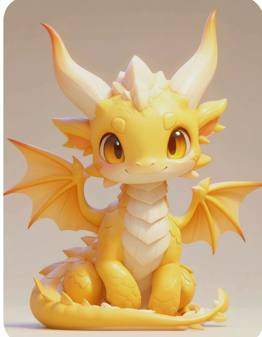 Cute Baby Dragon Figurine STL – Free 3D Print Model | Remeshy