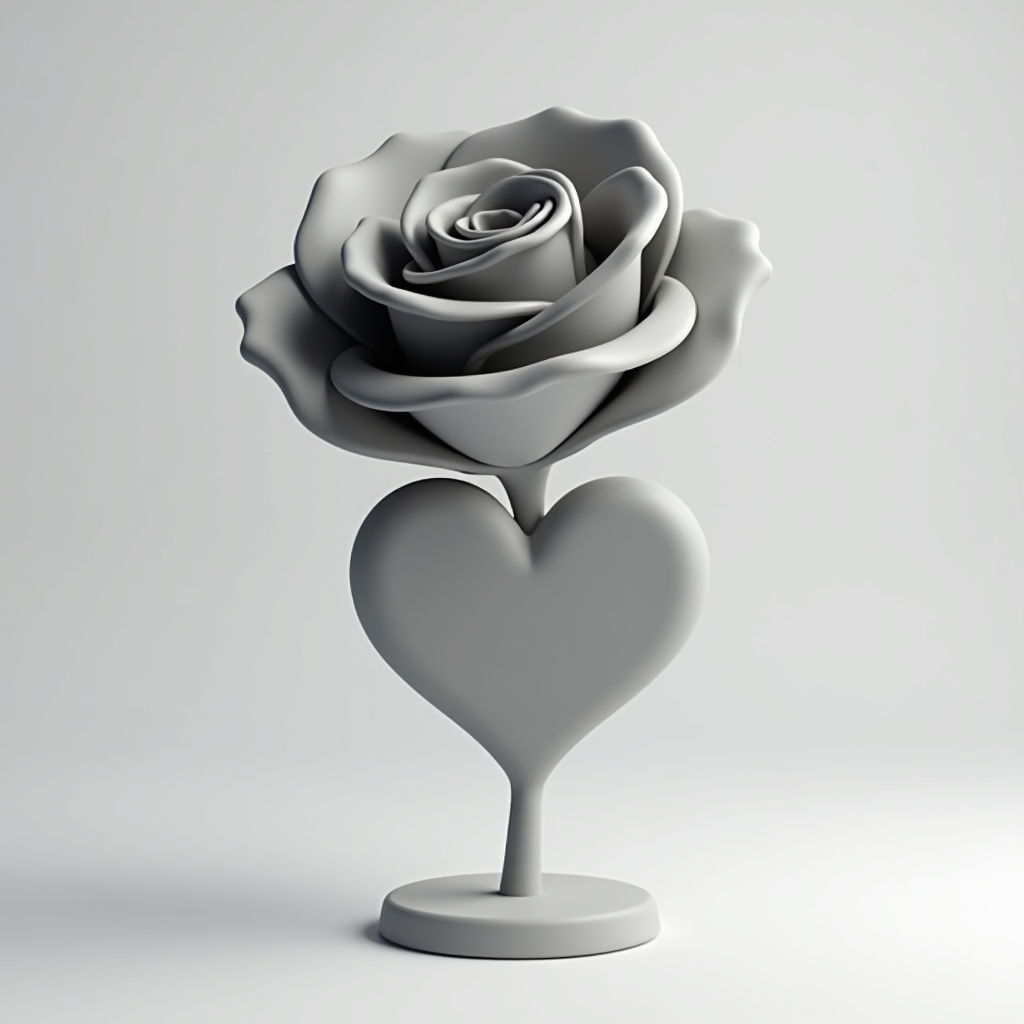 Free Rose 3D Printable STL Files (60 Models) | Remeshy