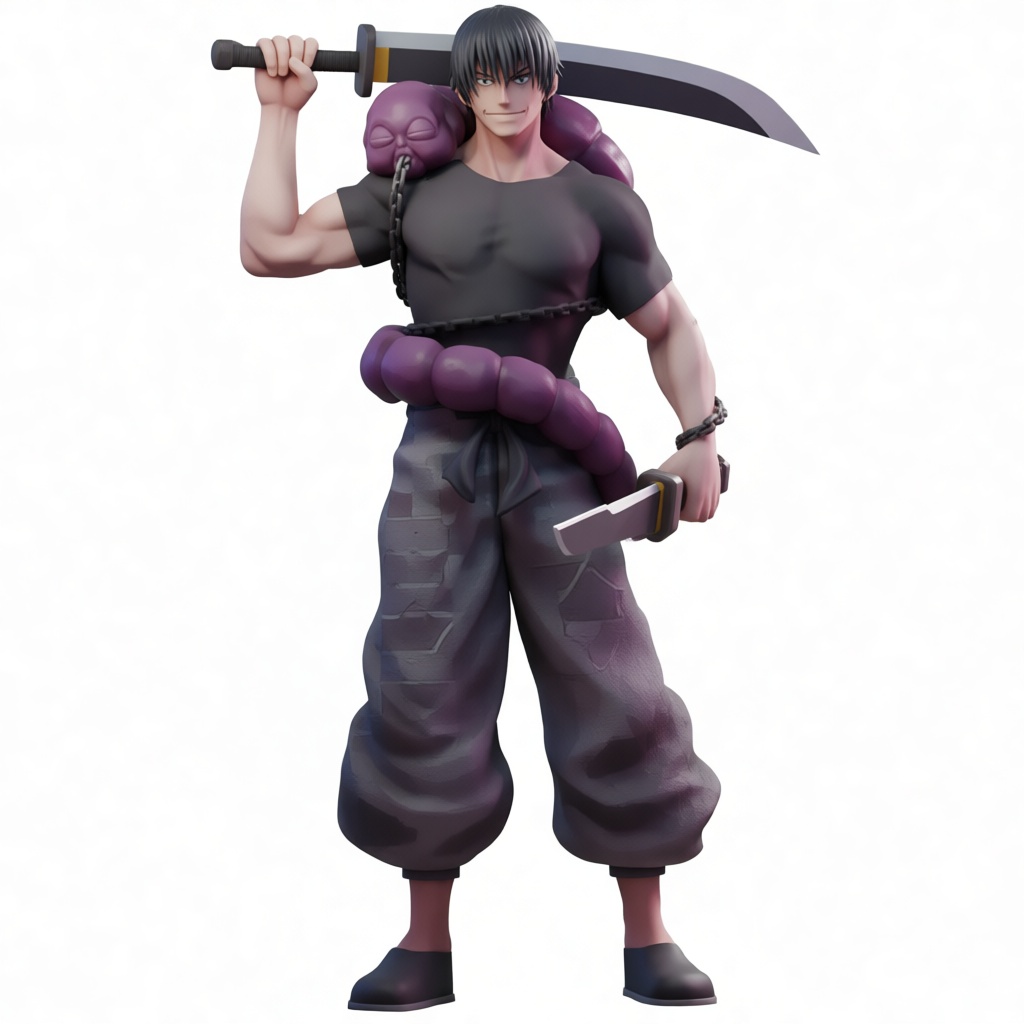 toji fushiguro STL – Free 3D Print Model | Remeshy