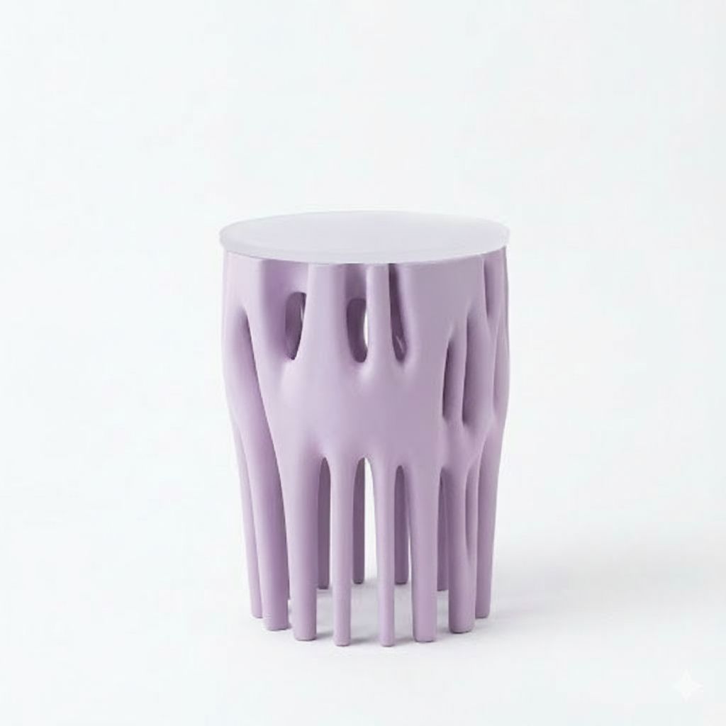 Abstract Organic Stool STL – Free 3D Print Model | Remeshy