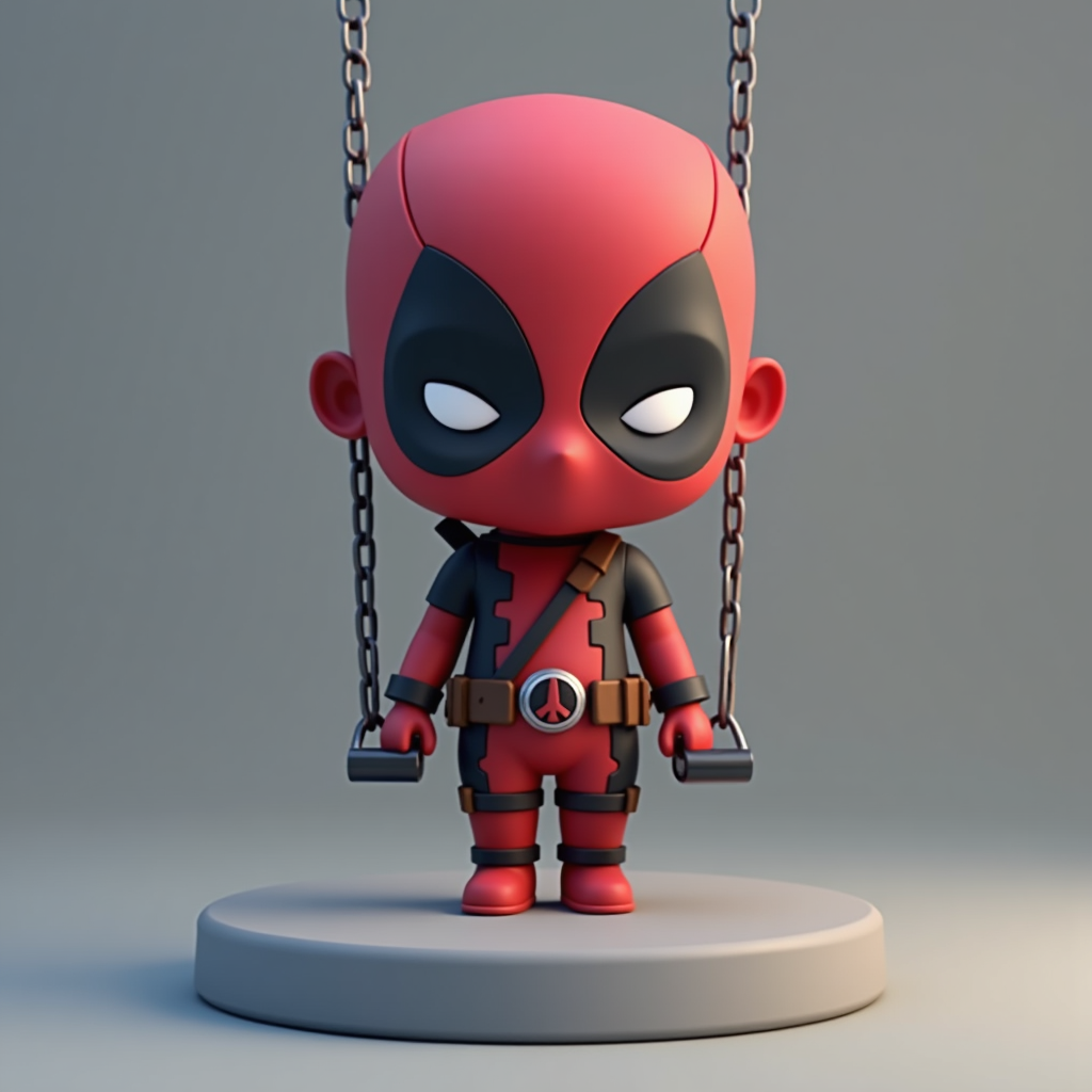Chibi Deadpool Swing STL – Free 3D Print Model | Remeshy