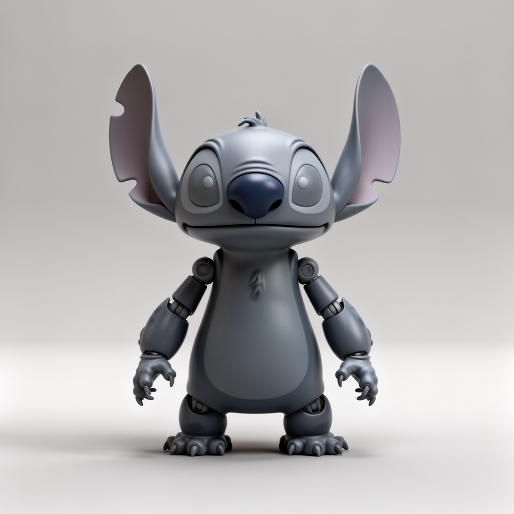 Stitch Articulated Figurine STL – Free 3D Print Model | Remeshy