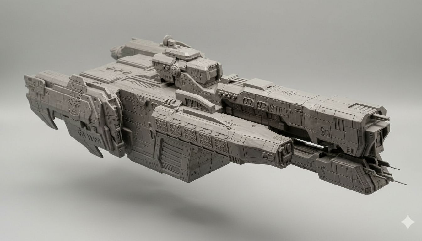 UNSC Frigate Model STL – Free 3D Print Model | Remeshy