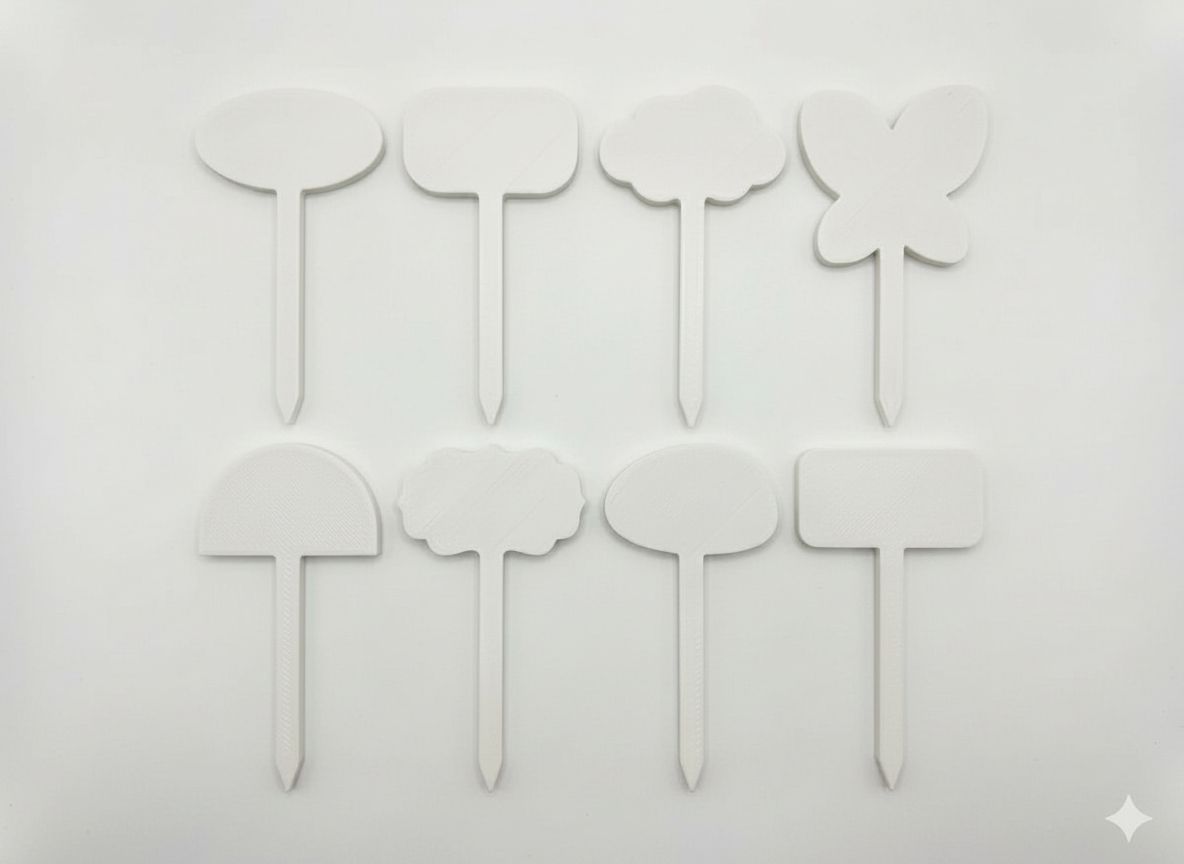 Plant Marker Set STL – Free 3D Print Model | Remeshy