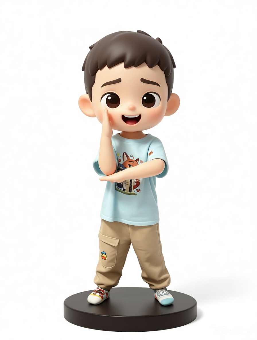 Cute Boy Figurine STL – Free 3D Print Model | Remeshy