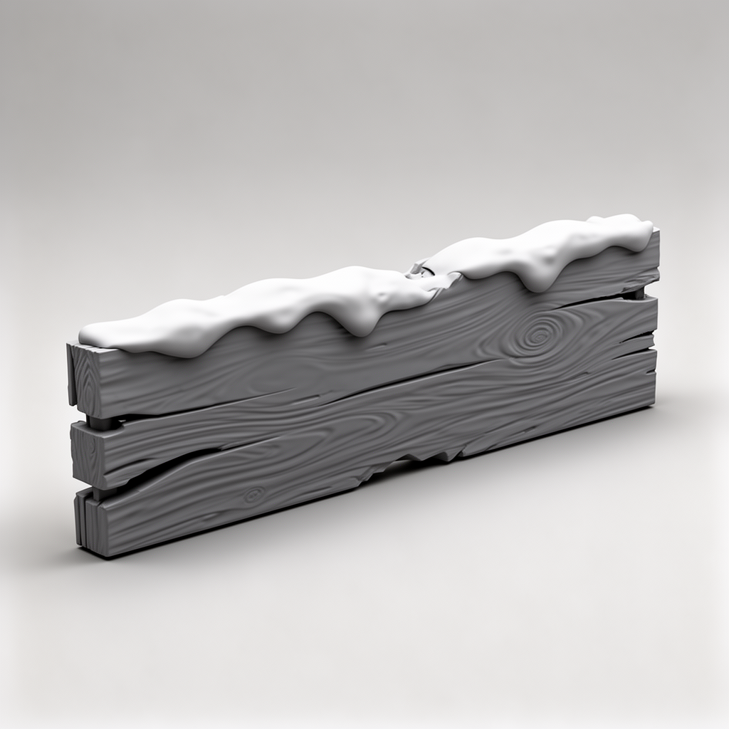 Broken Wood Plank Model STL – Free 3D Print Model | Remeshy