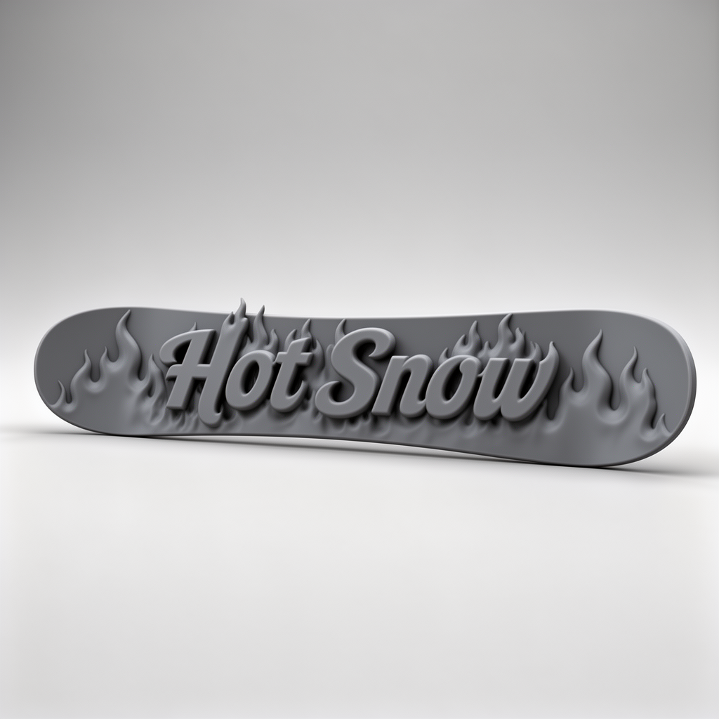 Hot Snowboard Model STL – Free 3D Print Model | Remeshy