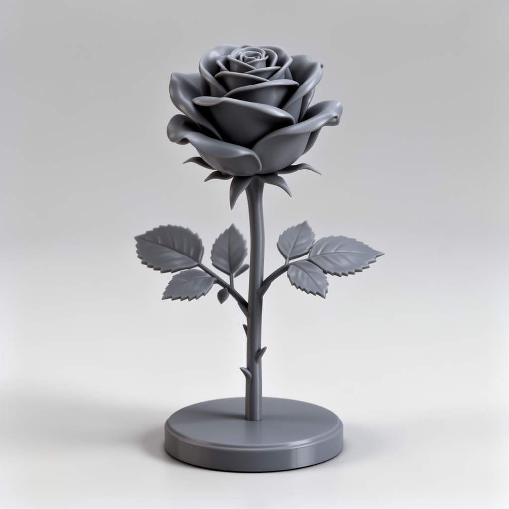 Free Rose 3D Printable STL Files (60 Models) | Remeshy