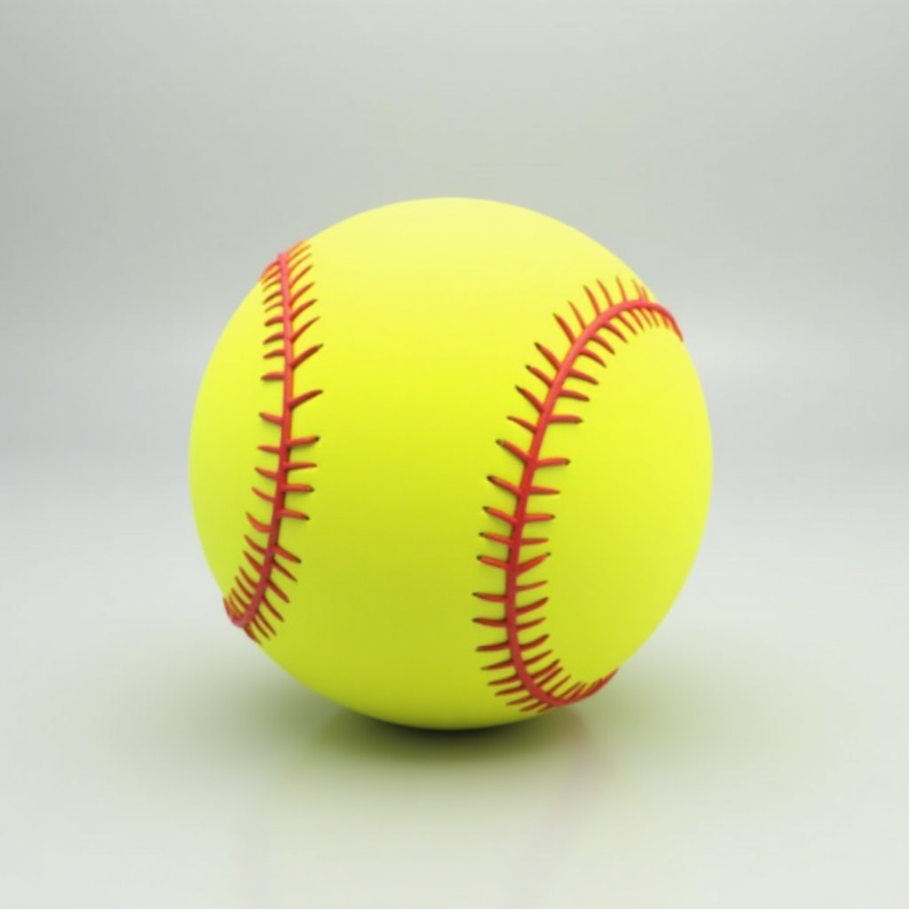 Yellow Softball with Stitches STL – Free 3D Print Model | Remeshy