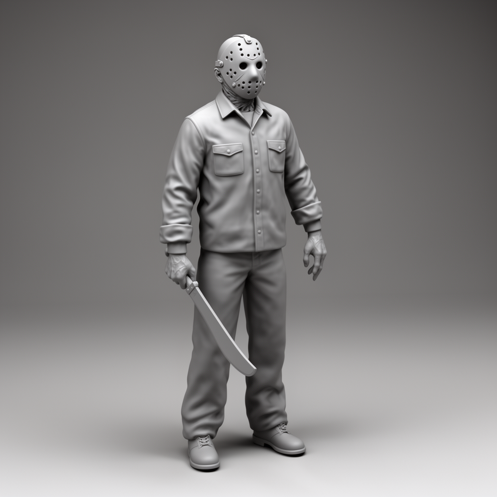 Jason Voorhees Figurine STL – Free 3D Print Model | Remeshy