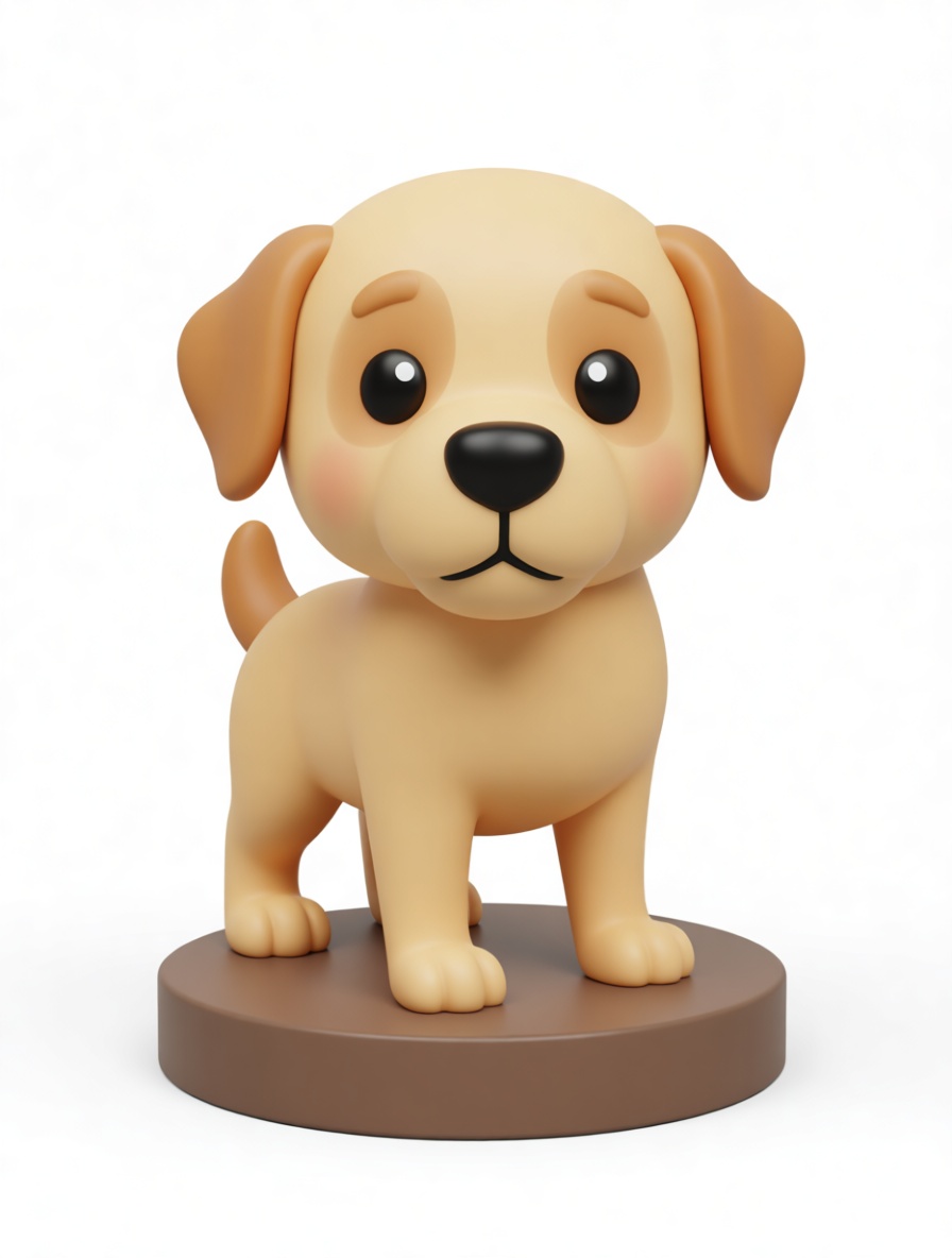 Labrador Retriever Figurine STL – Free 3D Print Model | Remeshy