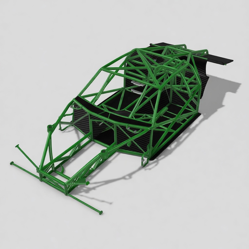 Race Car Chassis Model STL – Free 3D Print Model | Remeshy