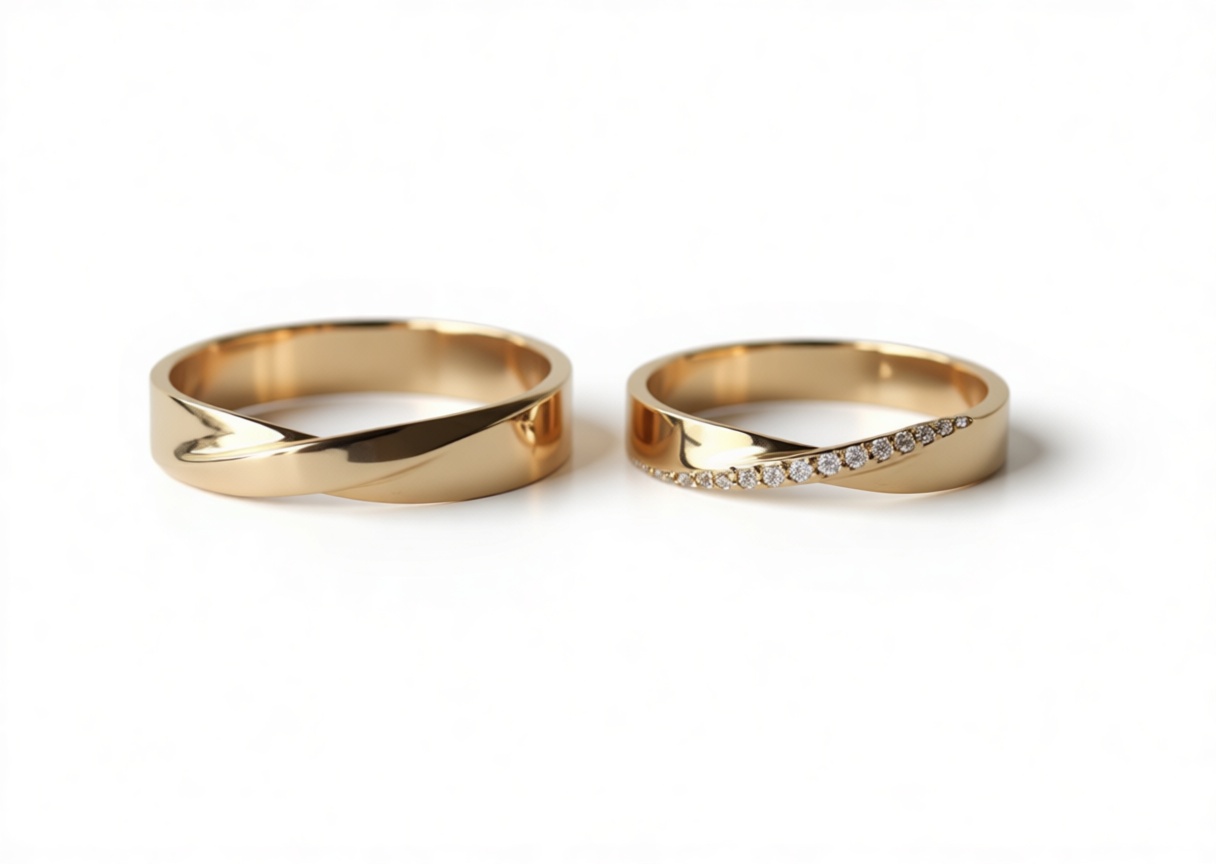 Gold Wedding Rings STL – Free 3D Print Model | Remeshy