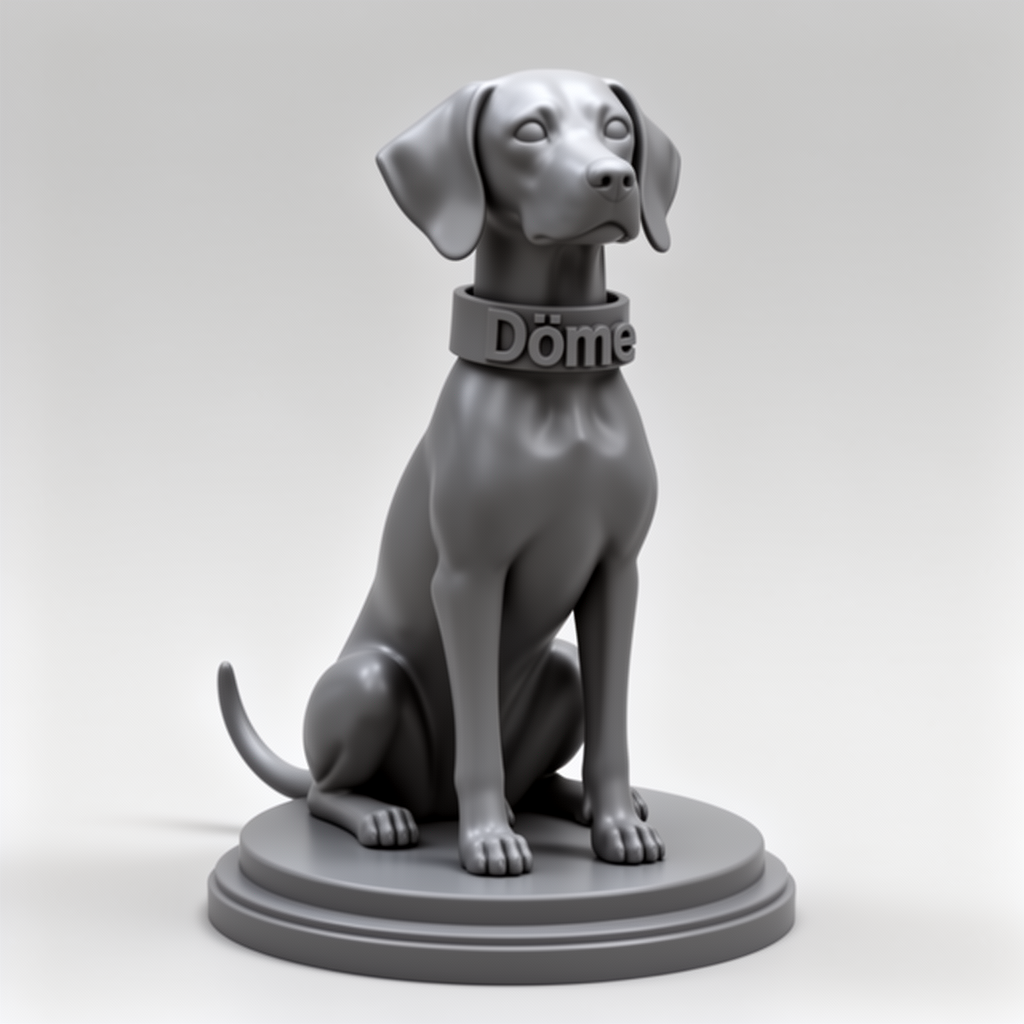 Vizsla Dog Figurine STL – Free 3D Print Model | Remeshy