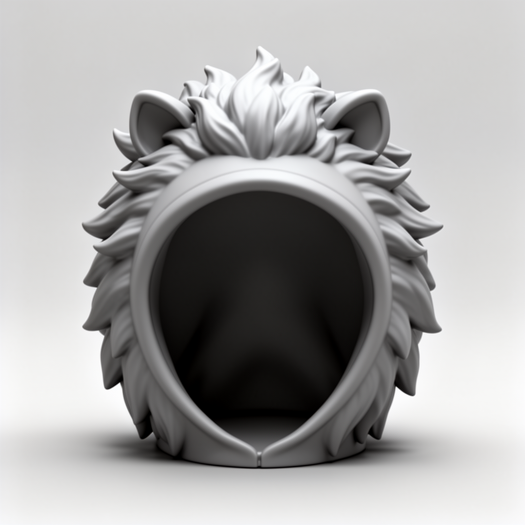 Lion Mane Hood STL – Free 3D Print Model | Remeshy