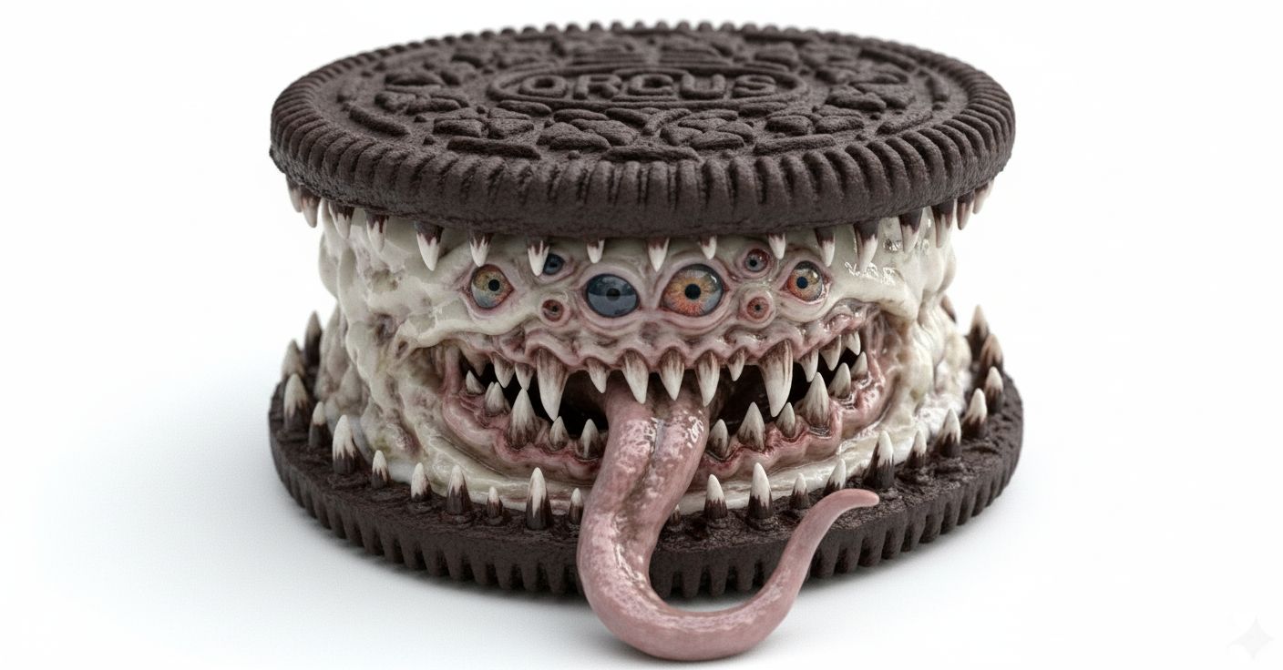Oreos Mimicry Monster Figurine STL – Free 3D Print Model | Remeshy