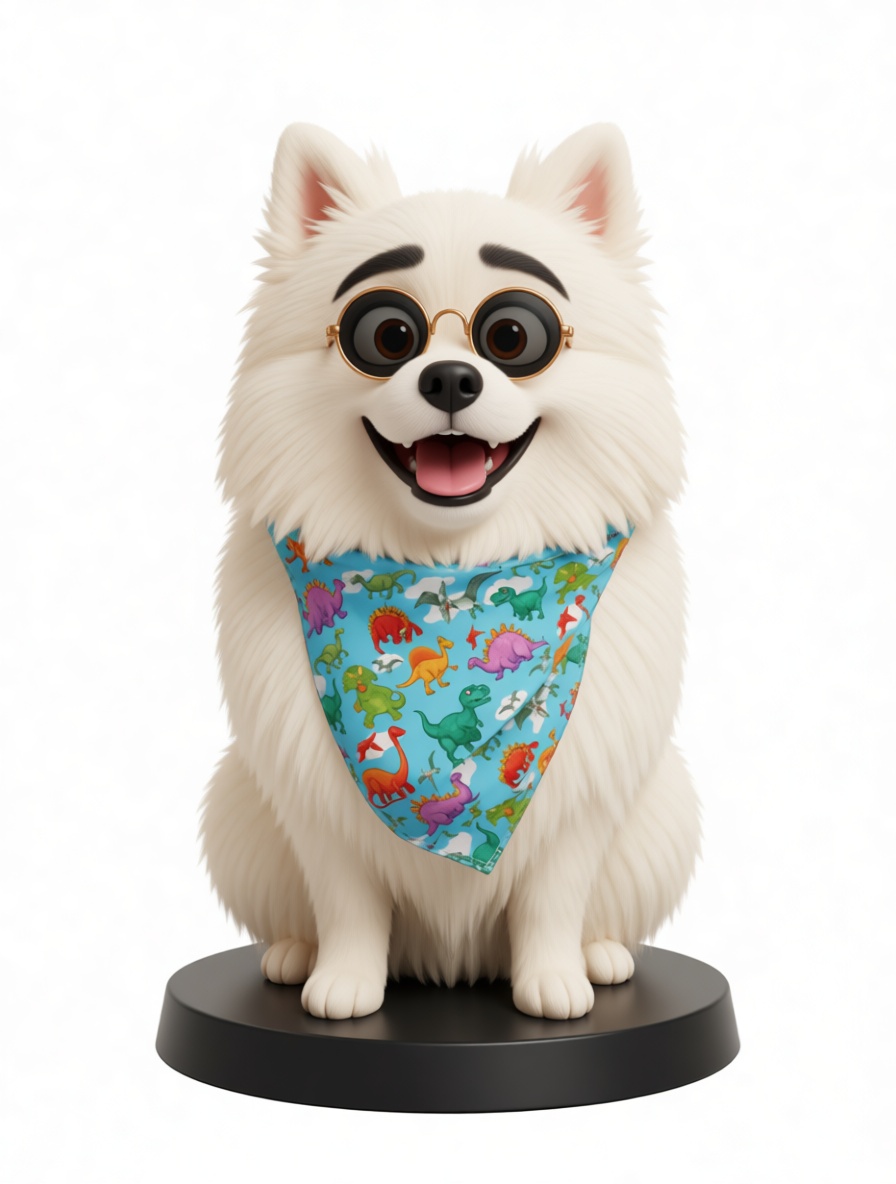 Pomeranian Dog Figurine STL – Free 3D Print Model | Remeshy