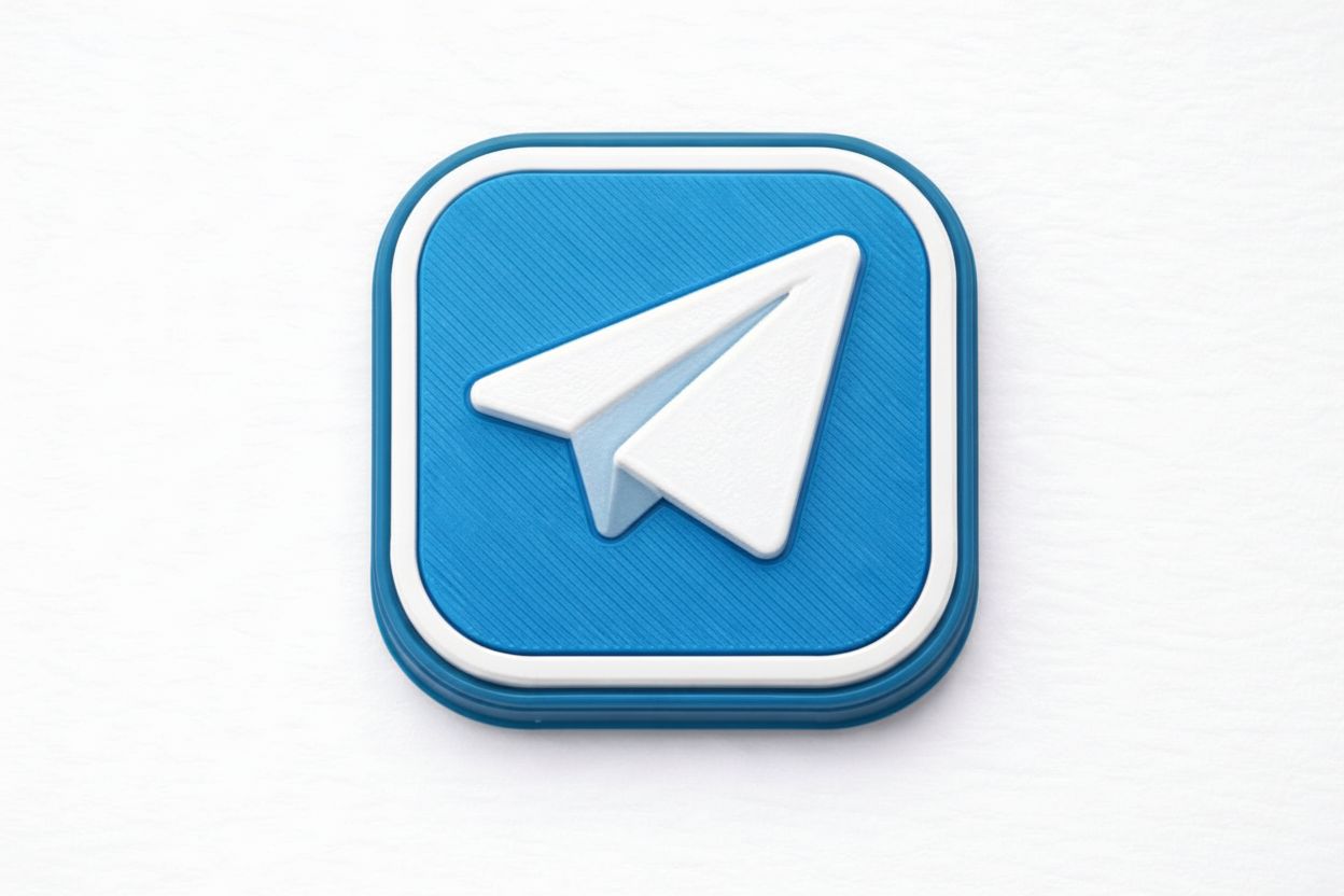 Telegram Logo Plaque STL – Free 3D Print Model | Remeshy