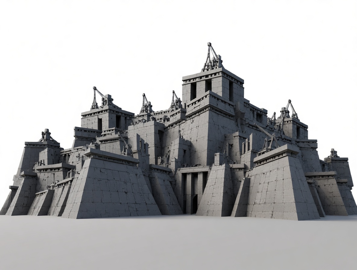Great Ziggurat Model STL – Free 3D Print Model | Remeshy