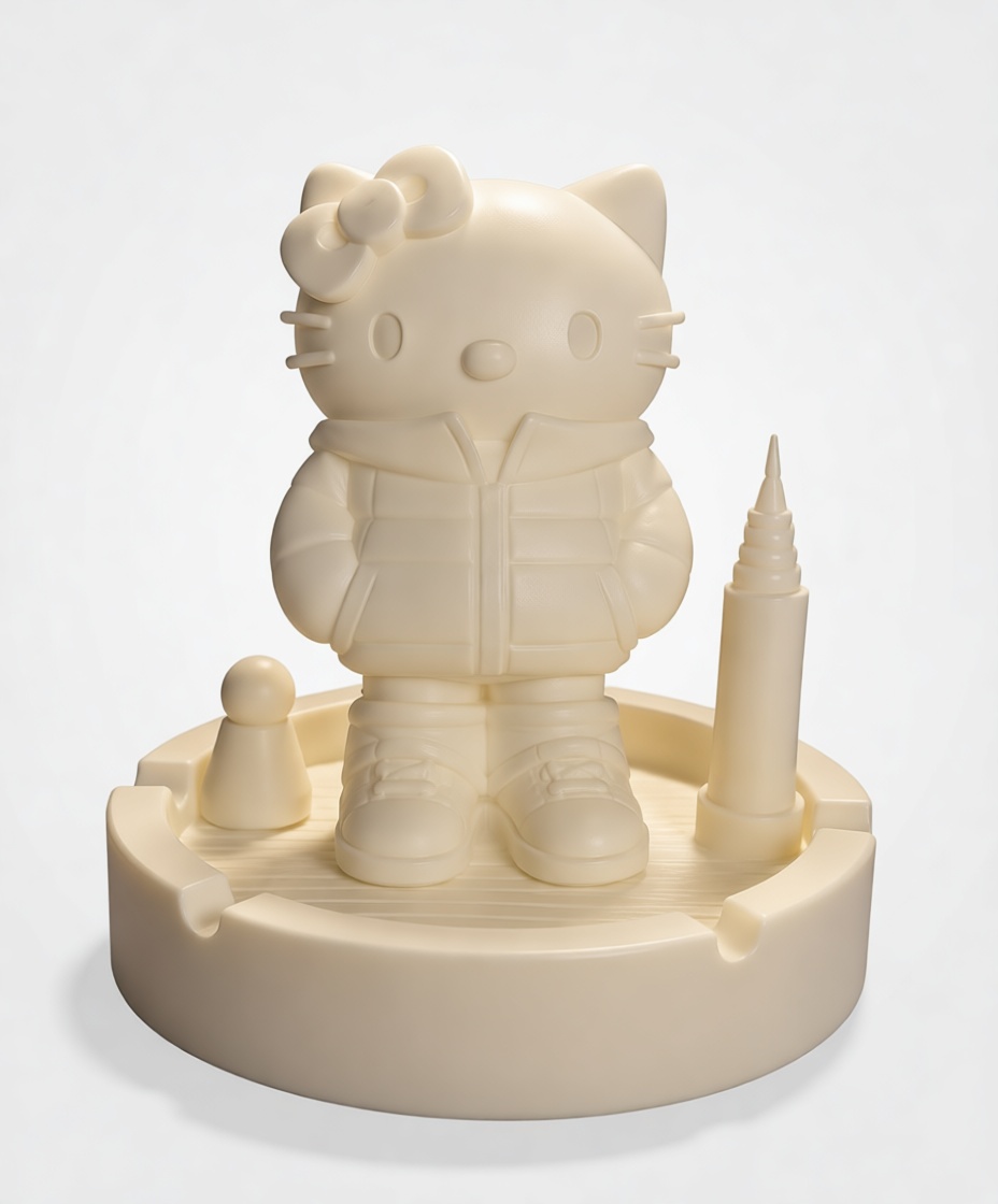 Hello Kitty Figurine STL – Free 3D Print Model | Remeshy