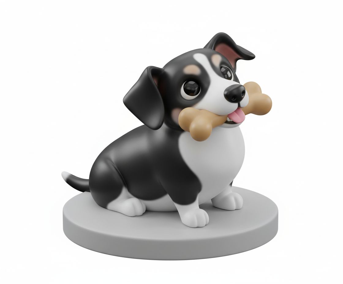 Beagle Puppy Figure STL – Free 3D Print Model | Remeshy