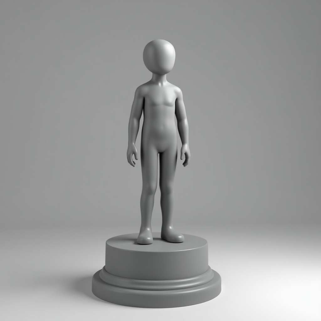 Stylized Medium Figure Model STL – Free 3D Print Model | Remeshy