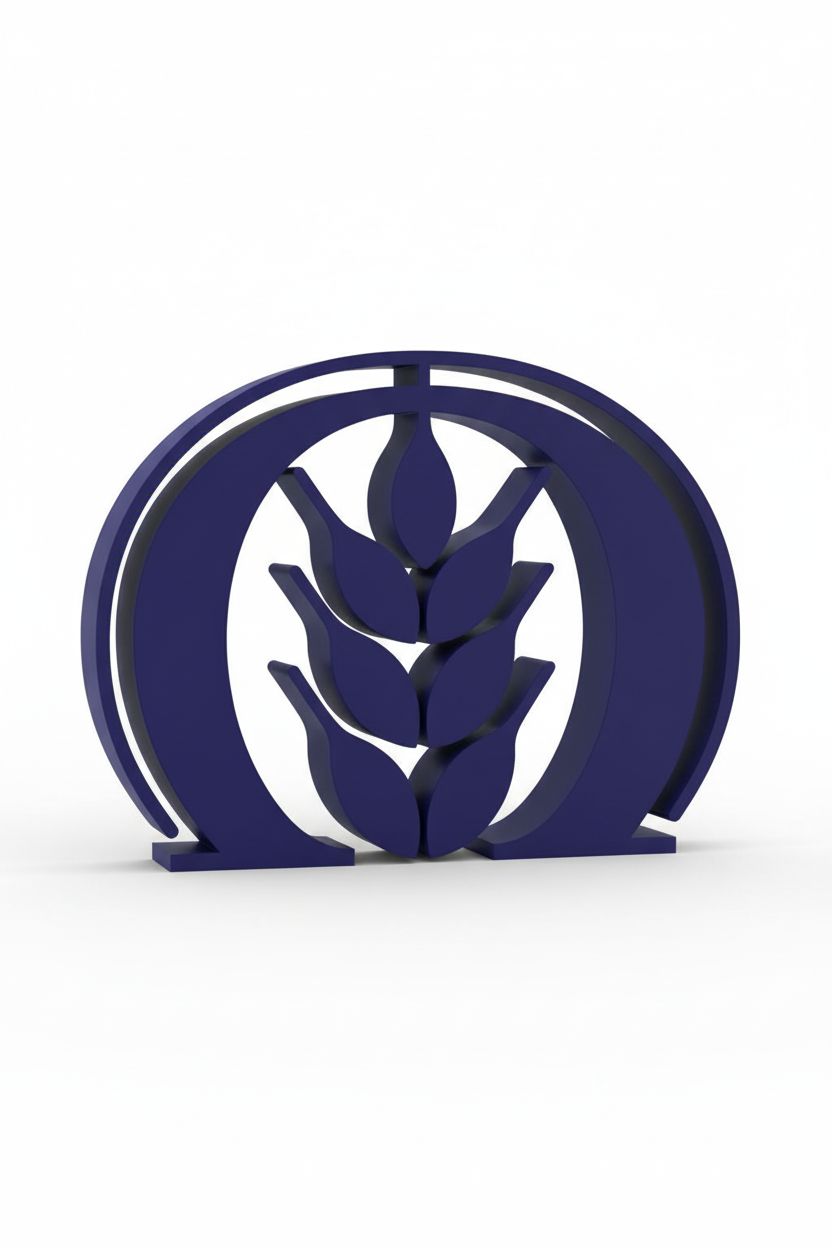 Omega Wheat Emblem STL – Free 3D Print Model | Remeshy
