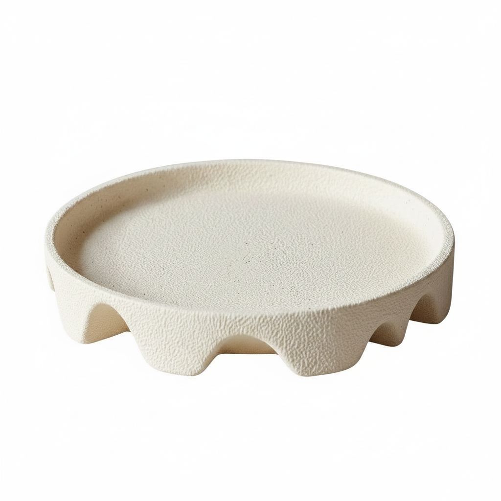 Textured Round Tray STL – Free 3D Print Model | Remeshy