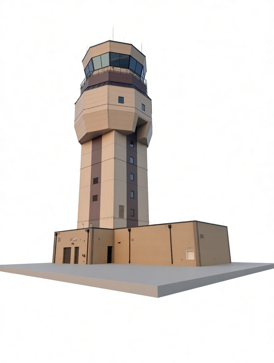 Airport Control Tower Model STL – Free 3D Print Model | Remeshy