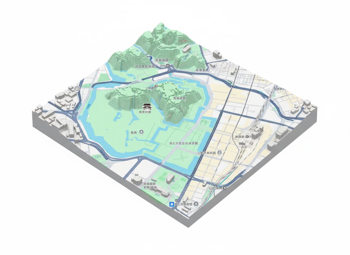 Detailed 3D City Map STL – Free 3D Print Model | Remeshy