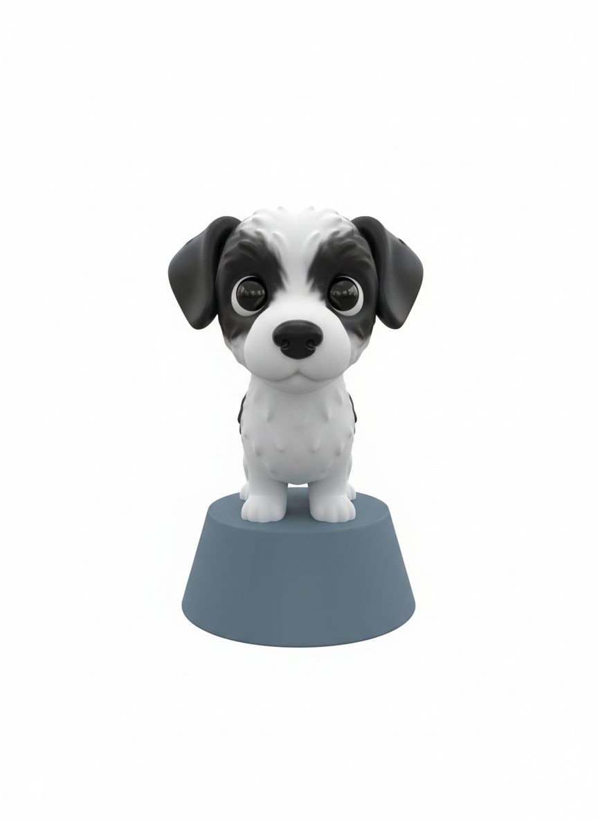 Cute Cartoon Dog STL – Free 3D Print Model | Remeshy