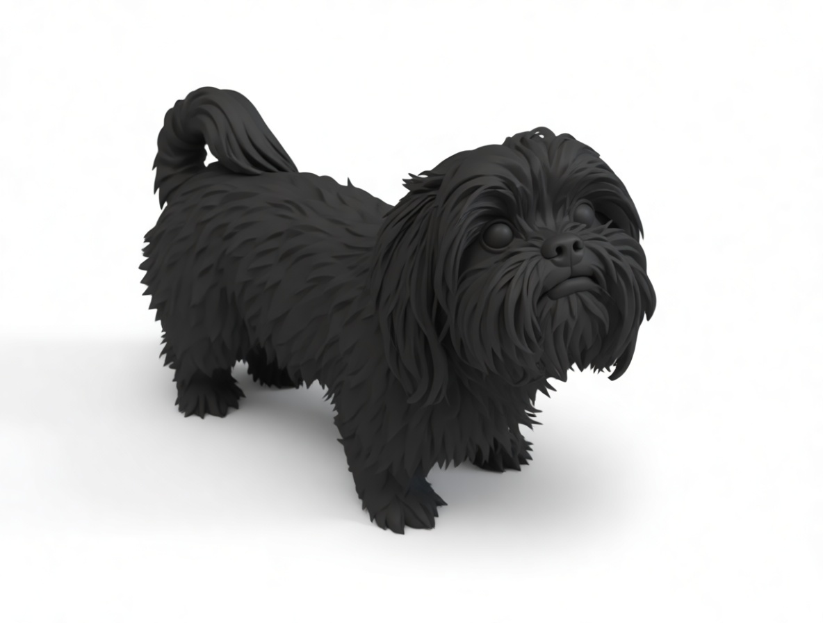 Shih Tzu Dog Figurine STL – Free 3D Print Model | Remeshy