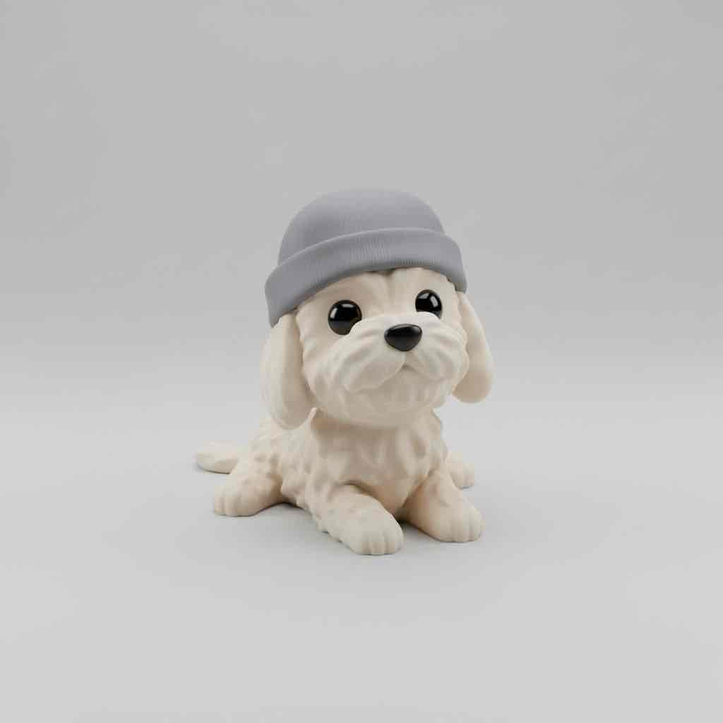 Cute Dog Figurine STL – Free 3D Print Model | Remeshy