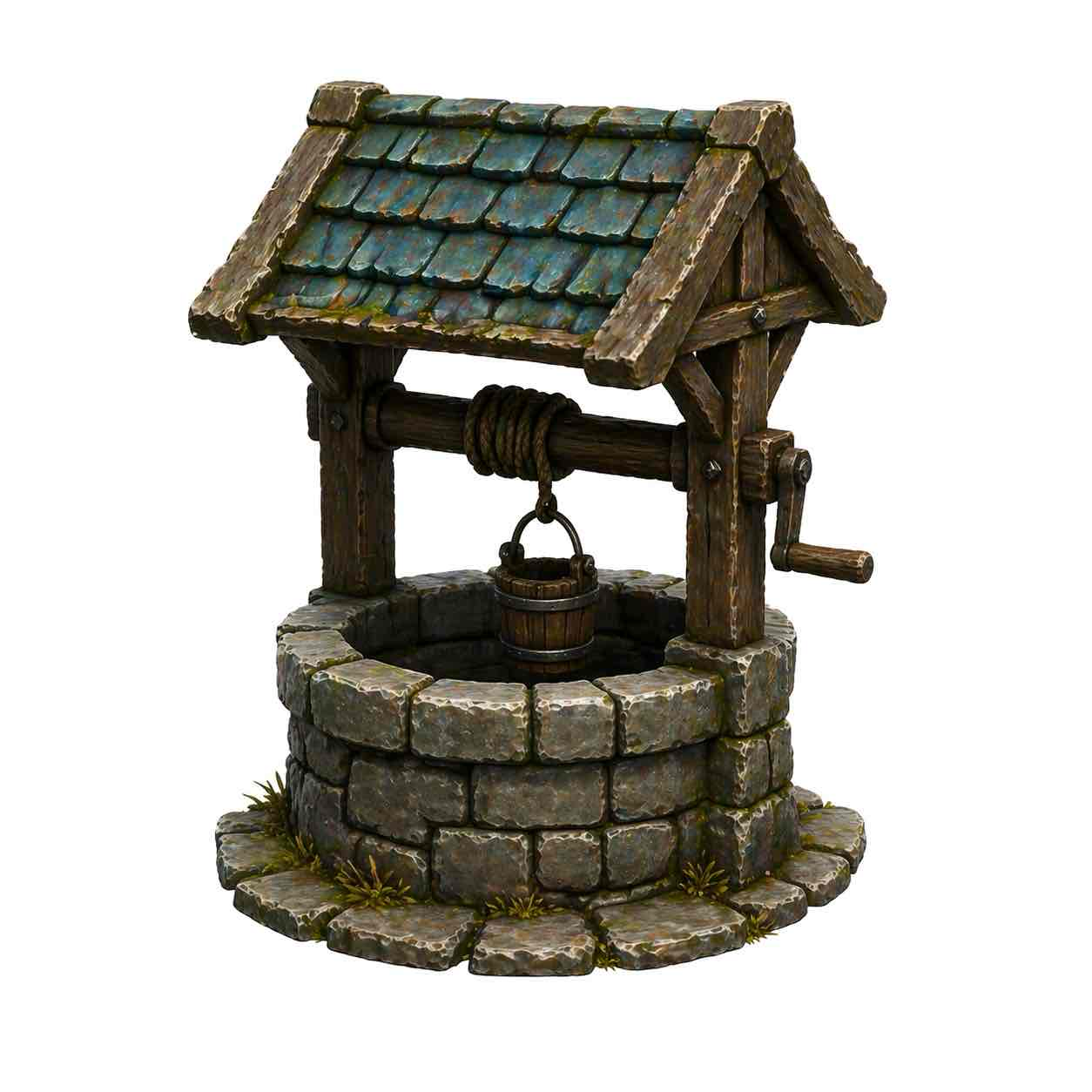 Medieval Stone Well STL – Free 3D Print Model | Remeshy