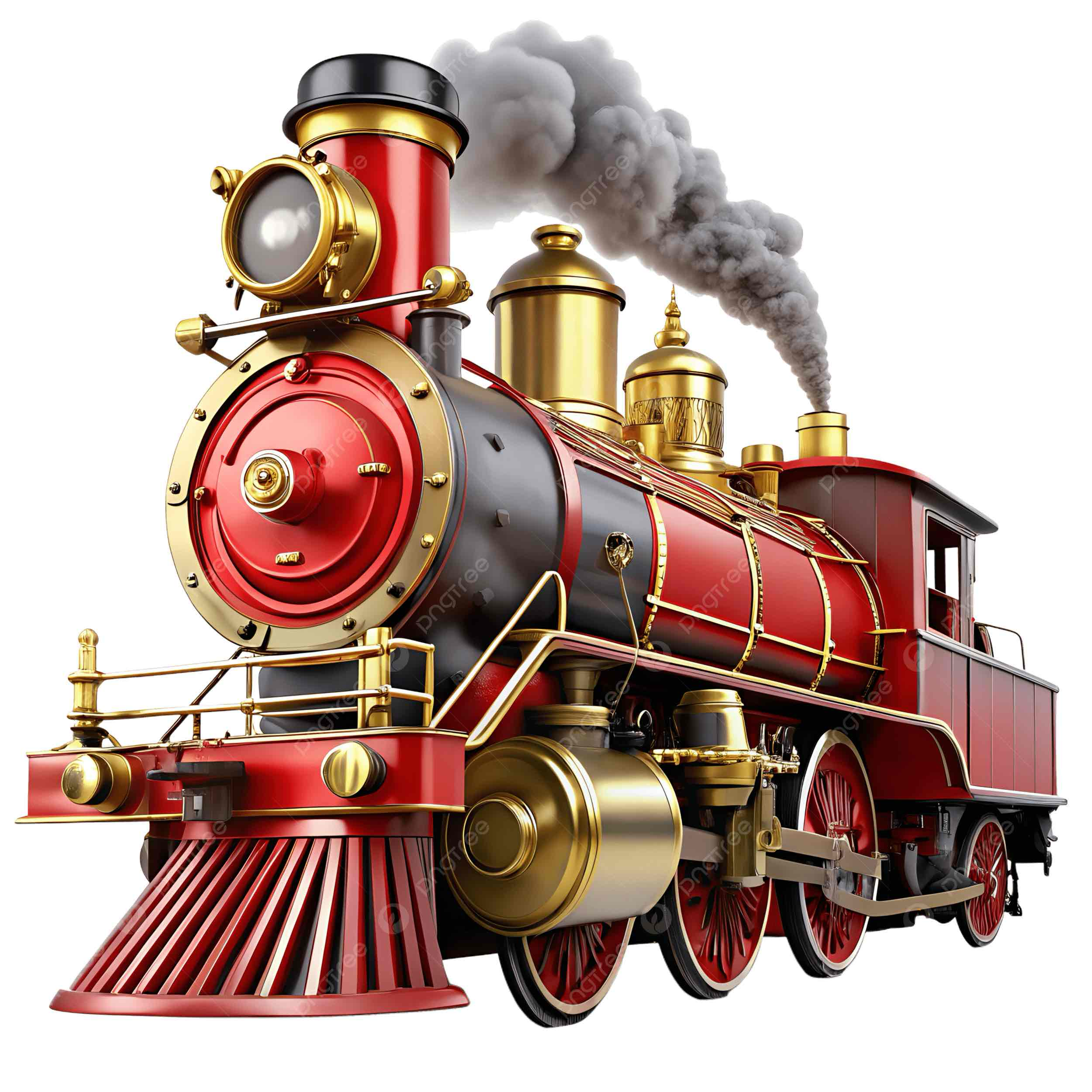 Vintage Steam Locomotive STL – Free 3D Print Model | Remeshy