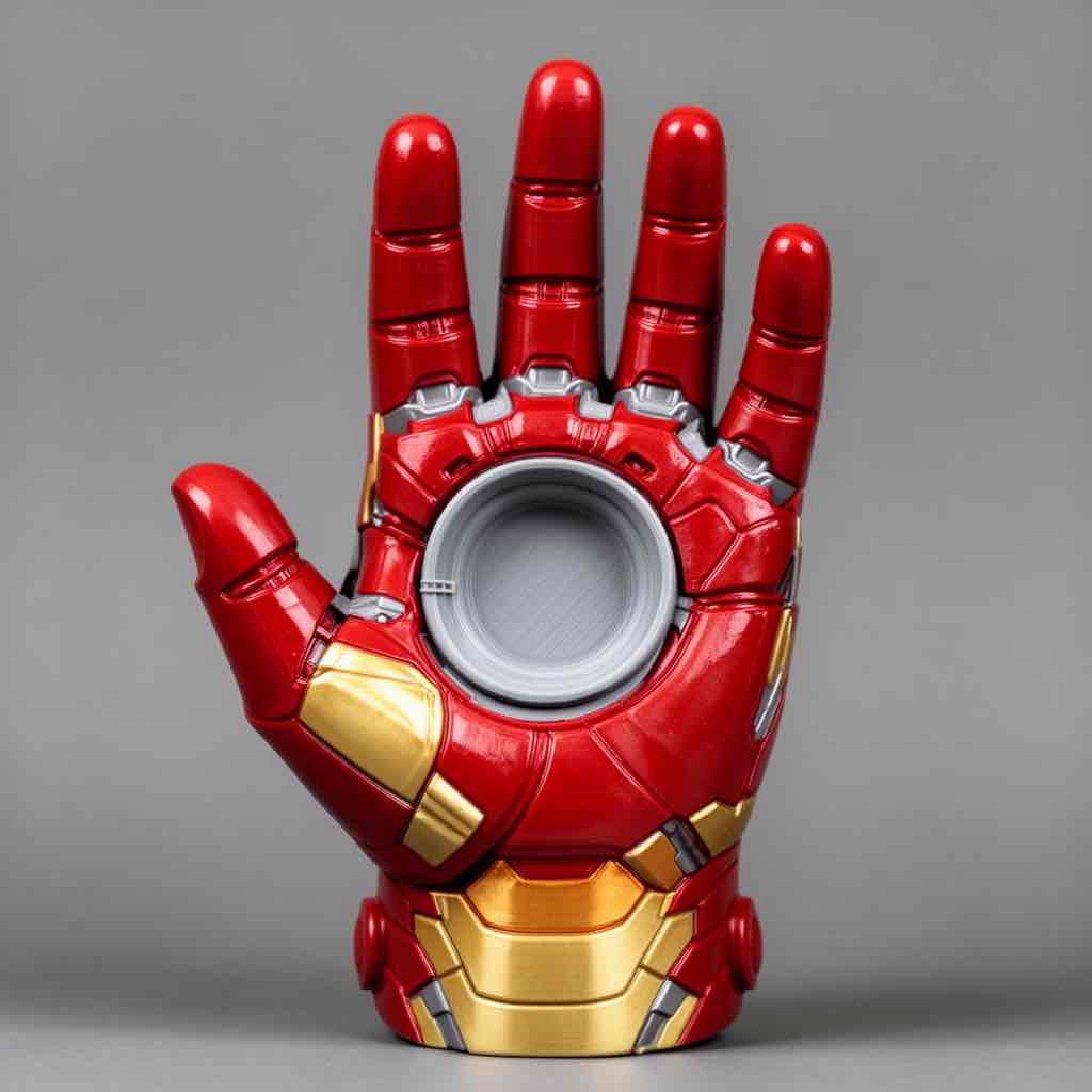 Iron Man Gauntlet Display STL – Free 3D Print Model | Remeshy
