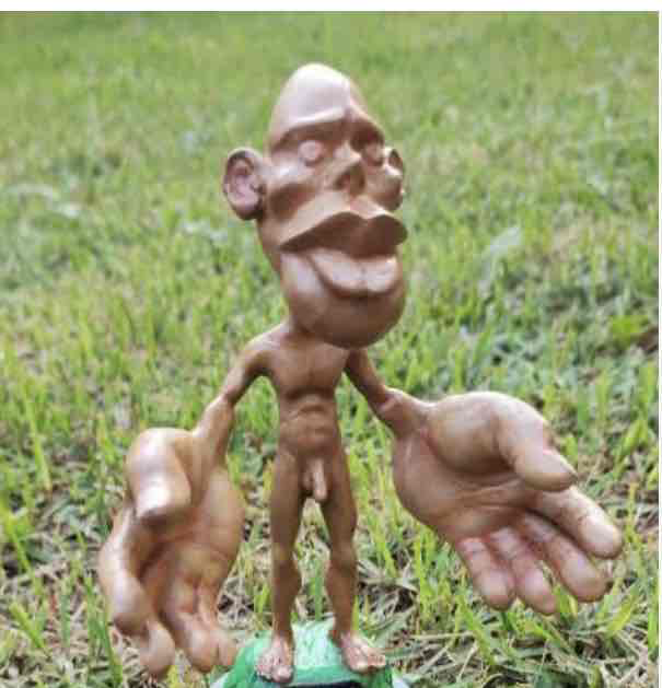 Cartoonish Human Figure STL – Free 3D Print Model | Remeshy