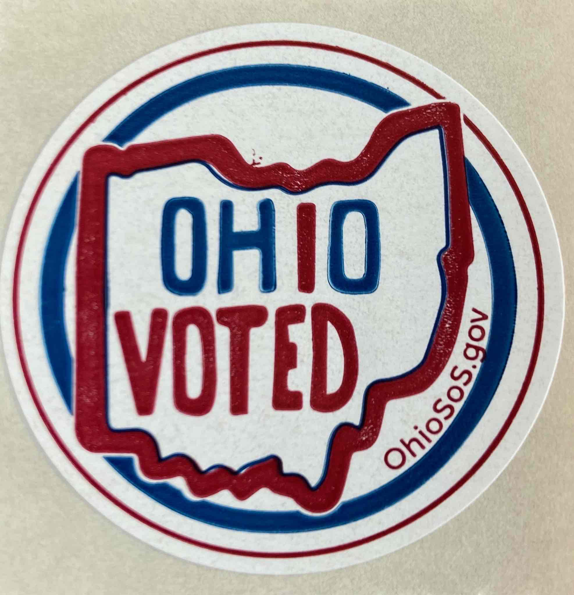Ohio Voted Sticker STL – Free 3D Print Model | Remeshy