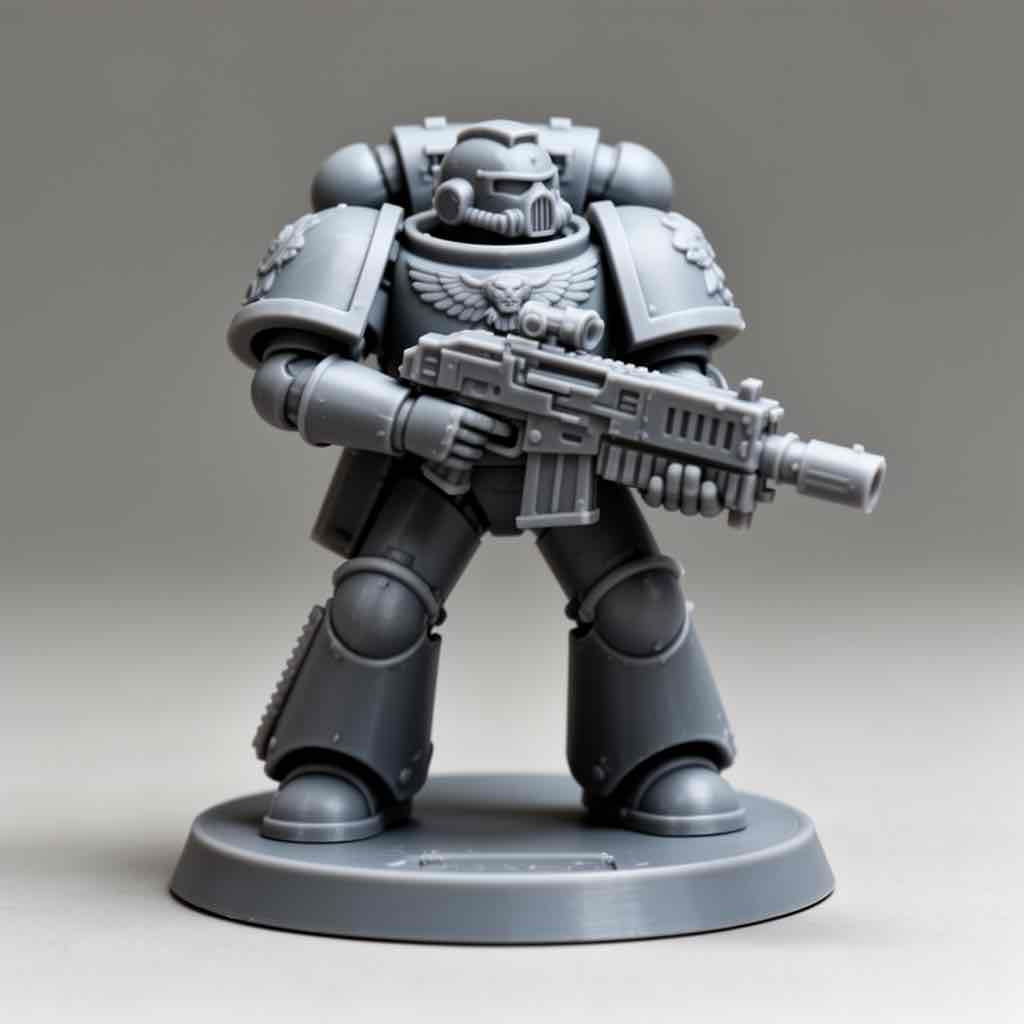 Space Marine Tactical Figure STL – Free 3D Print Model | Remeshy