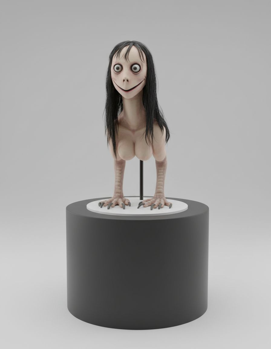 Strange Creature Sculpture STL – Free 3D Print Model | Remeshy