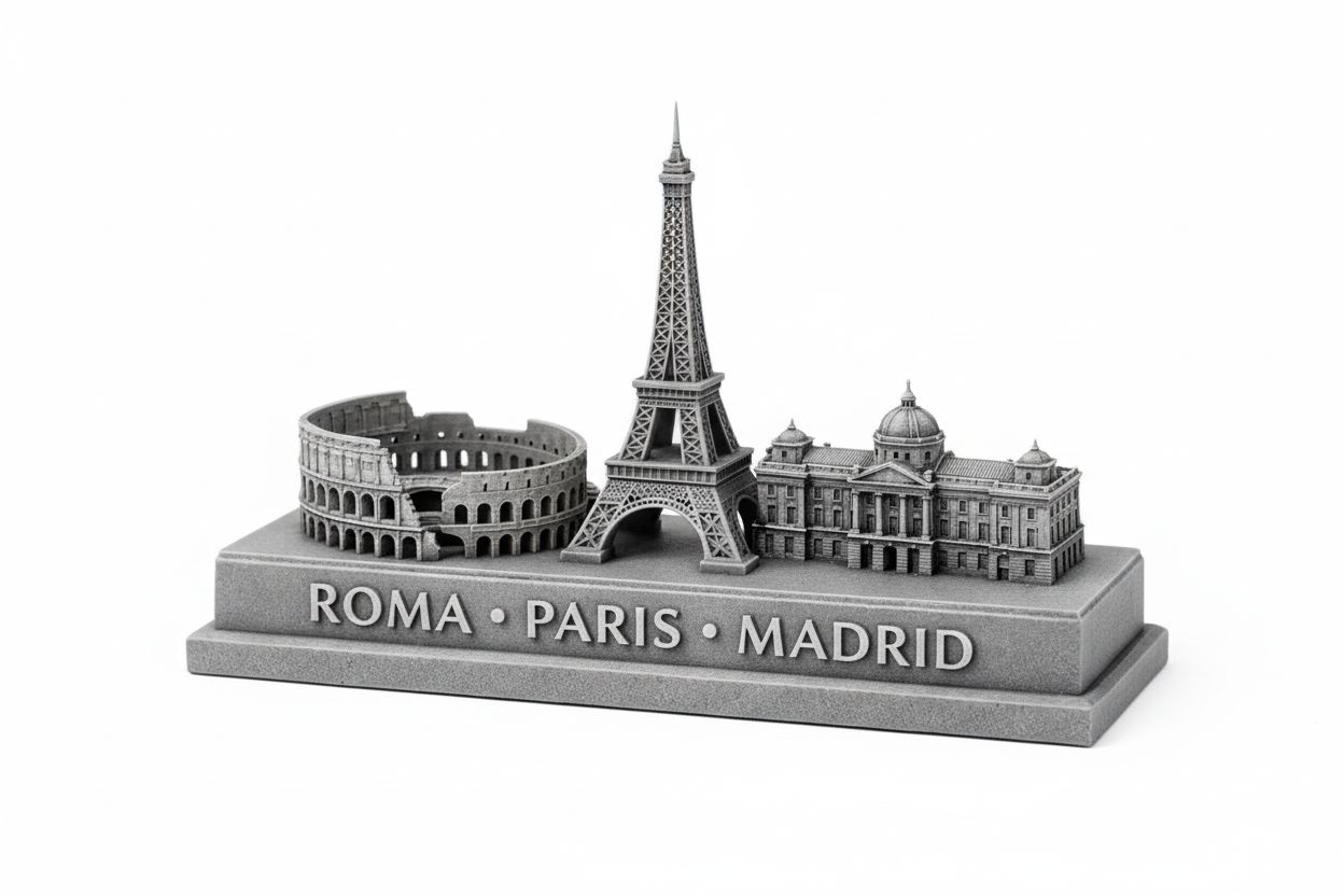 Famous Landmarks Miniature STL – Free 3D Print Model | Remeshy