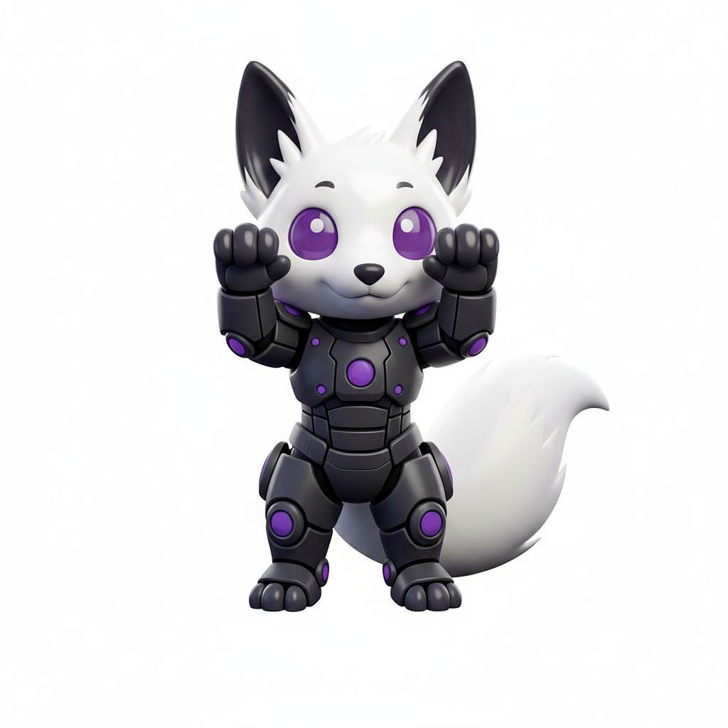 Cute Robot Fox STL – Free 3D Print Model | Remeshy